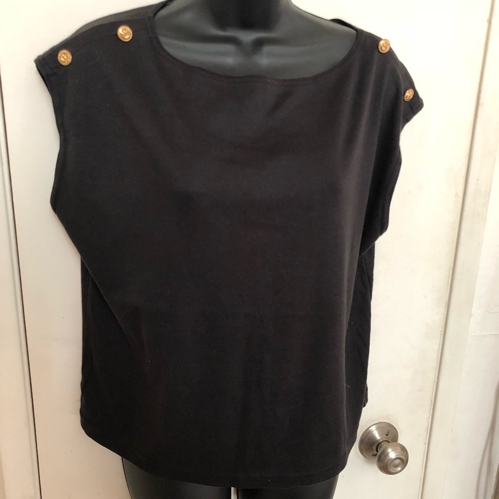 VINTAGE boxy naval inspired top